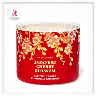 Nến thơm 3 bấc cao cấp Bath Body Works Japanese Cherry Blossom 411g