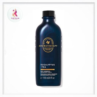 Dầu massage dưỡng thể thư giãn Bath & Body Works Aromatherapy Stress Relief Eucalyptus + Tea 118ml