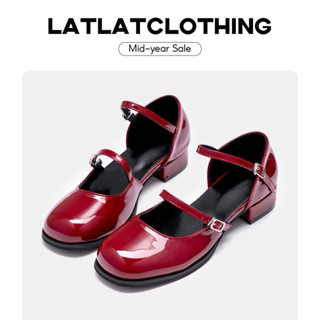 | CÓ SIZE 40 | Giày lolita đế thấp phong cách cổ điển, giày lolita hai quai phong cách HongKong cổ điển dành cho nữ