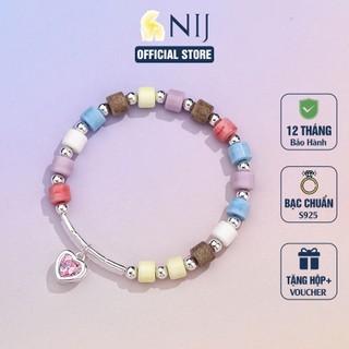 Vòng tay Cầu Vồng Phong Cách Tình Yêu Bạc S925