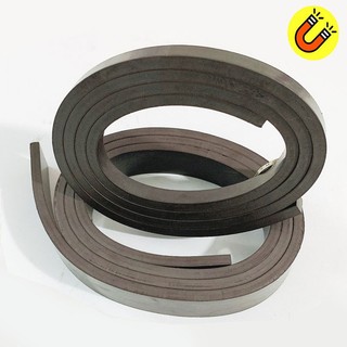 Nam châm dẻo dài 1 mét., chiều ngang 10/20/30mm độ dày 5mm, lực từ mạnh, hút 2 mặt