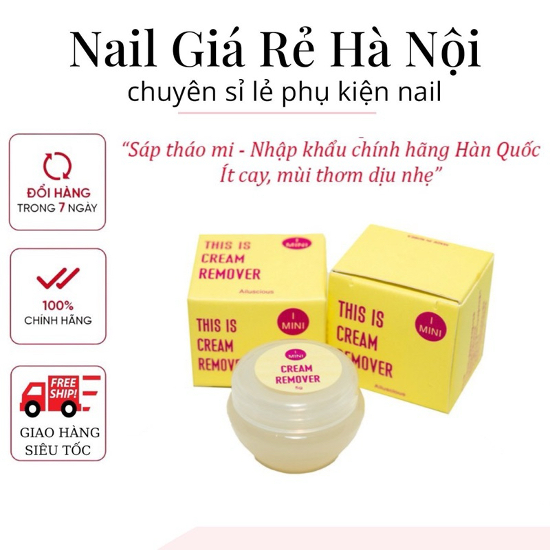 Sáp Tháo Mi Không Cay