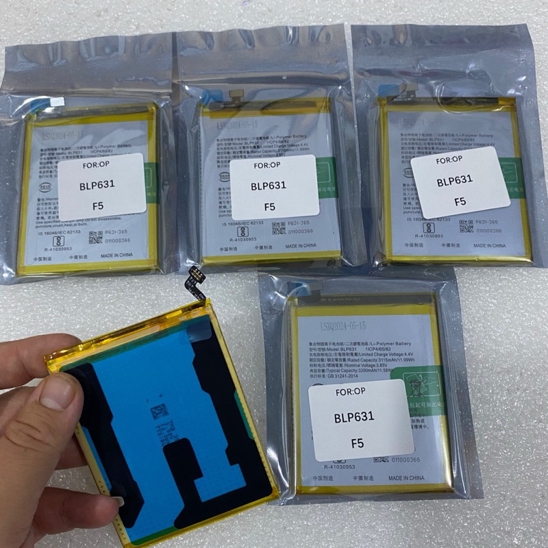 Pin BLP631 Oppo F3/ F5 Zin Dùng Chung
