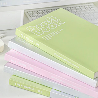 Sổ Tay DRAFT BOOK Planwith- 240 Trang Ruột Trơn Định Lượng 100GSM