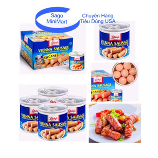 Xúc xích libby vienna sausage 130g của mỹ