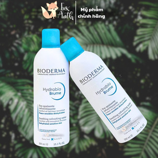 Xịt Khoáng Bioderma Hydrabio Brume Soothing Refreshing Kiềm Dầu, Dành Cho Da Nhạy Cảm 300ml