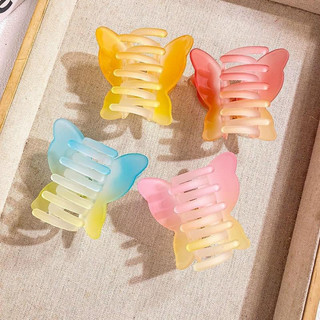 Se 6 Kẹp Tóc Màu Gradient Phong Cách Hàn Quốc Siêu Xinh