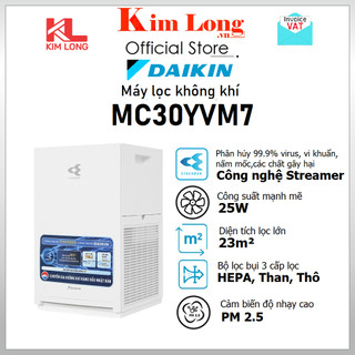 Máy lọc không khí daikin mc30yvm7 / mcq30zvm7 - hàng chính hãng