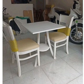 Bàn ăn 2 ghế cabin gỗ cao su 🚀Ship hoả tóc HCM