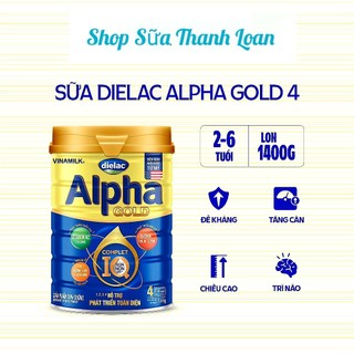 Sữa bột vinamilk dielac alpha gold 4 ht 1400g .