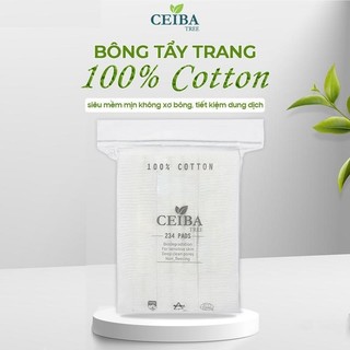 Quà tặng bông tẩy trang 234 miếng ceiba