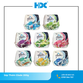 Sáp Thơm Glade 200g nhiều mùi hương, sáp thơm phòng, sáp thơm wc