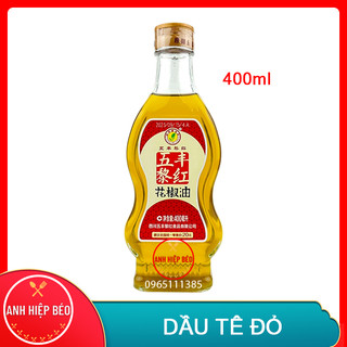 Dầu tê đỏ/dầu hoa tiêu tê 400ml