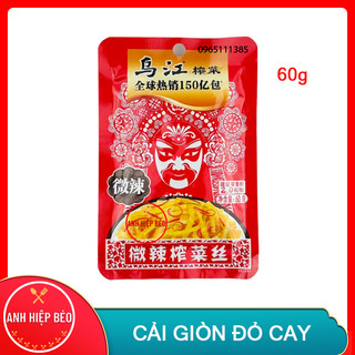 Cải giòn đỏ cay tứ xuyên 60g