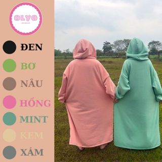 Áo hoodie khổng lồ chất nỉ - Áo hoodie siêu to khổng lồ siêu ấm, áo quay video cute
