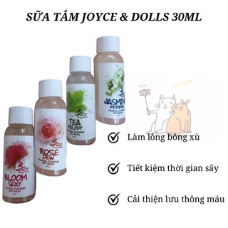 Sữa tắn gội cho chó mèo Joyce & Dolls 30ml