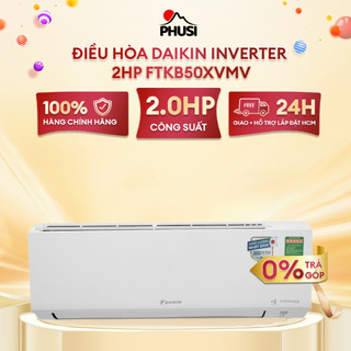 - - điều hòa daikin inverter 2hp ftkb50xvmv - hàng chính hãng
