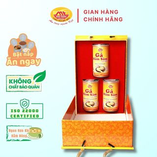 Gà hầm sâm Minh Trung combo 3 lon - GAHAMSAM 3