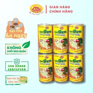 Chè Sen Long Nhãn Minh Trung lốc 6 lon - CHESENLONGNHAN 6