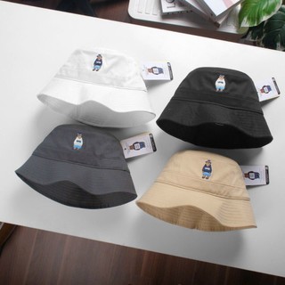 Nón Bucket vành cụp nam nữ Polo Bear vải cotton cao cấp phong cách Hàn quốc (đủ 4 màu)