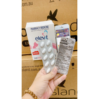 (Date 01/2026) Elevit Vitamin cho bà bầu 100 Viên