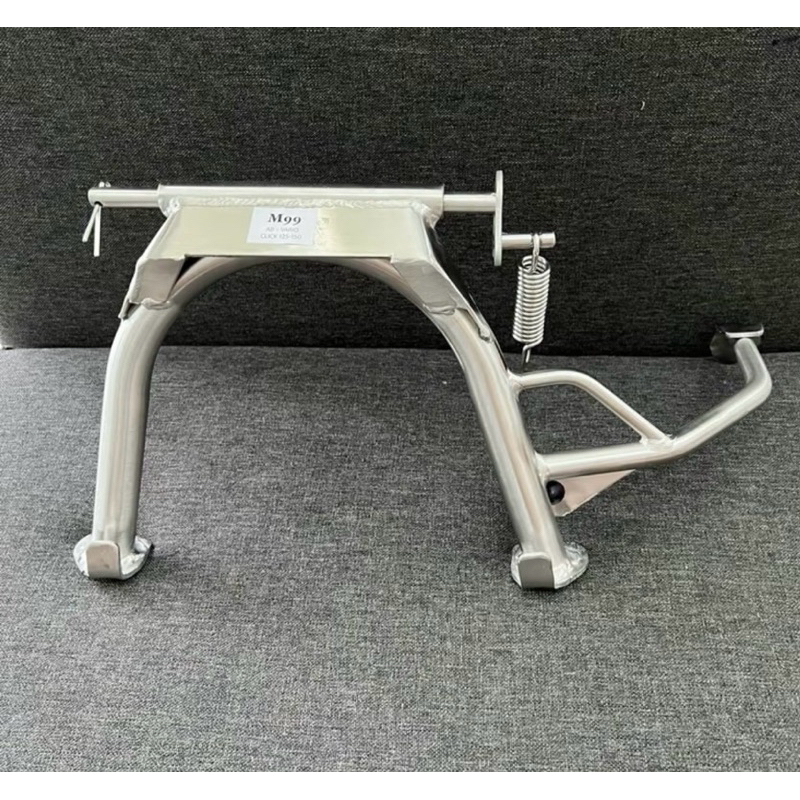 chân chống đứng inox 304 cho các dòng xe máy exciter , winner , sonic , vario , si ( chống giữa kèm cốt và lò xo inox )