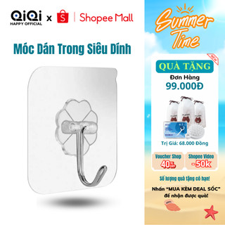 Combo 5 móc dán tường trong suốt siêu dính