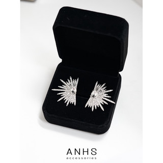 Bông tai đính đá eloise | anhs accessories
