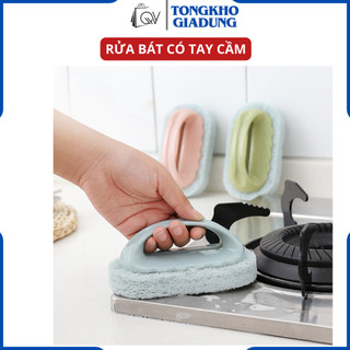 Miếng cọ rửa nhà bếp có tay cầm