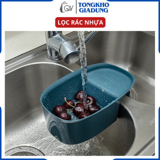 Khay lọc rác tiện ích - lọc rác nhựa chữ nhật