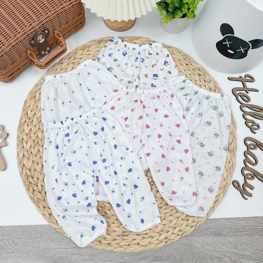 Quần dài sơ sinh Bình sữa cho bé yêu