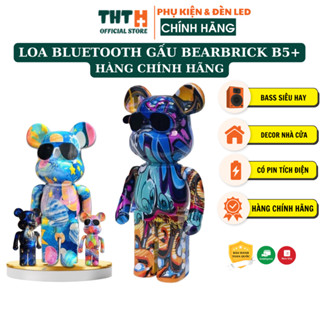 Loa bluetooth mini gấu bearbrick B5+ THT loa blutooth máy tính laptop pc vi tính giá rẻ với âm thanh hay bass treble