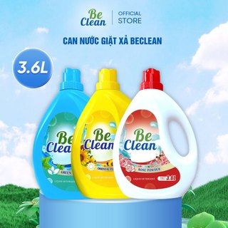 Nước giặt BeClean Can 3.6L Thái Lan - Hương Cỏ Xanh , Hương Phấn Hồng Và Hương Phương Đông