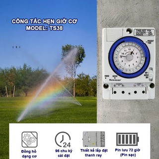 CÔNG TẮC HẸN GIỜ THANH RAY TS38