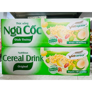 Thùng Sữa Ngũ Cốc Dinh Dưỡng Việt Đài 180ml x48 hộp
