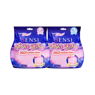 Băng quần Diana /Băng vệ sinh Diana dạng quần/Tã Quần Người‪ Lớn Diana Sensi 360 Độ Chống Tràn đủ size (2​ Cái)