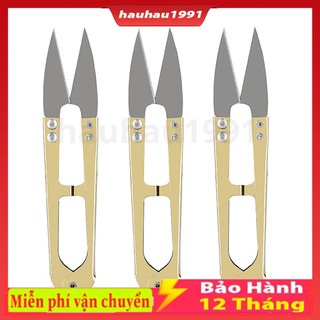 Kéo bấm chỉ - kéo cắt chỉ cán kim loại
