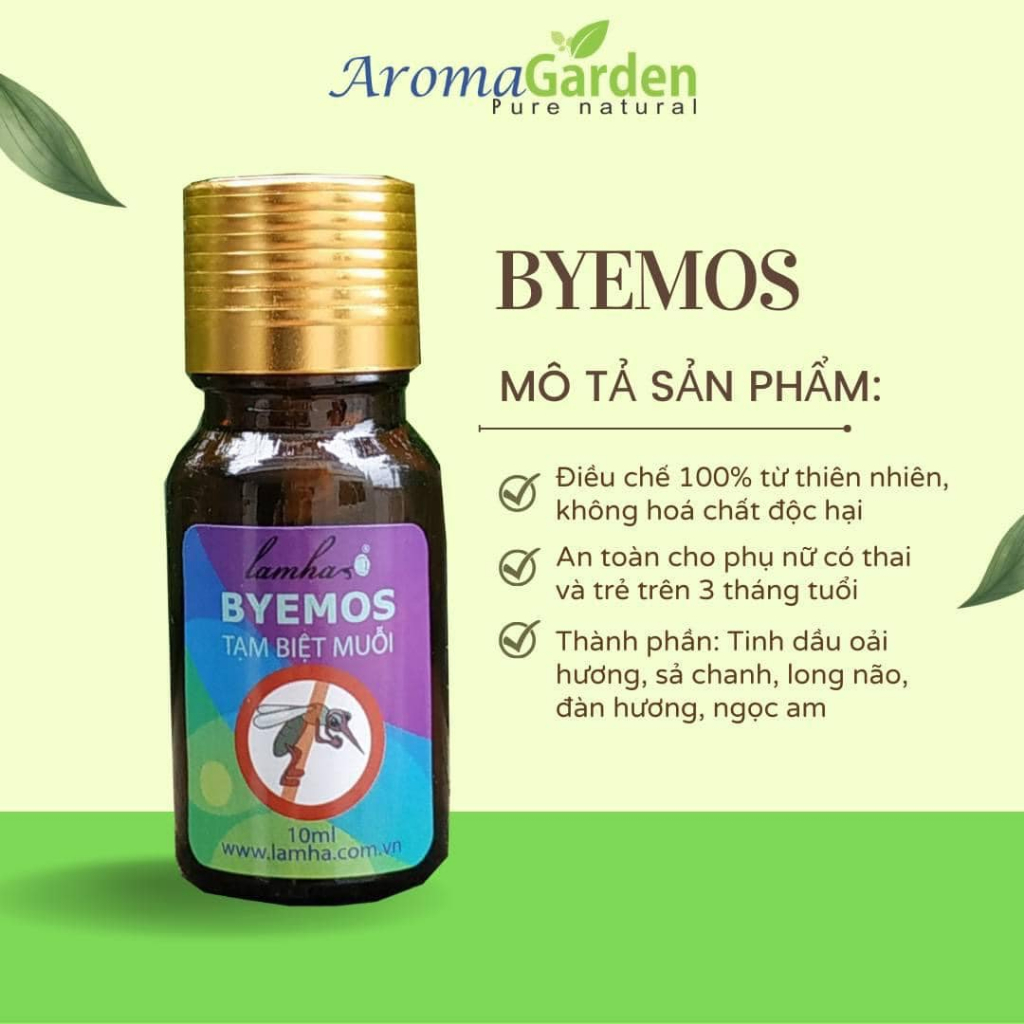 Tinh dầu đuổi muỗi byemos