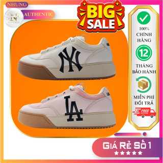 Giày mlb chunky wide new york yankees authentic. giày sneakers unisex cổ thấp nữ full box. bao check