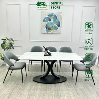 Bàn ghế ăn, Bàn ghế ăn nhập khẩu, bàn ghế ăn gia đình mặt đá, bàn ăn HEALHOMES