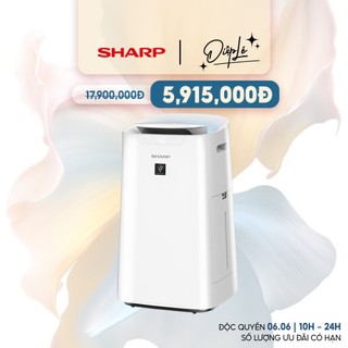 Máy Lọc Khí Tạo Ẩm Sharp inverter KI-L60V-W, Dành Cho Phòng 50m2