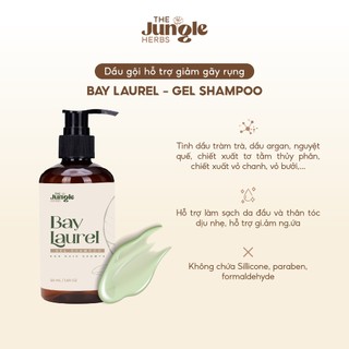 ⚡ FREESHIP⚡ Dầu gội đầu Handmade Bay Laurel Tea Tree Herbal Shampoo nguyệt quế tràm trà giảm gãy rụng