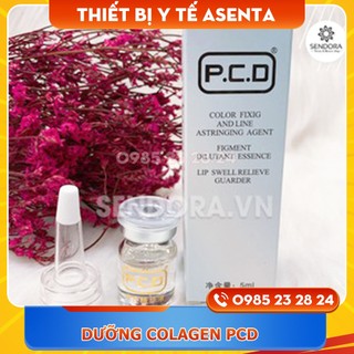 Collagen tươi PCD dưỡng bóng môi, Dưỡng Colagen PCD phủ bóng môi trong phun xăm