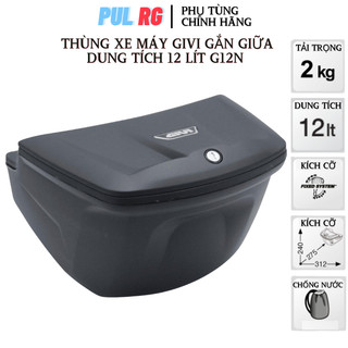 Thùng xe máy givi G12N cho WINNER, WINNER X dung tích 12 lít kèm sẵn pat gắn giữa xe hàng chính hãng
