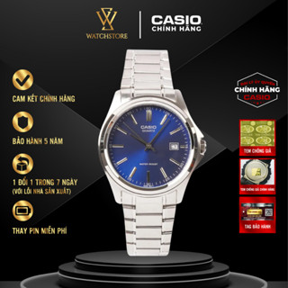 Đồng Hồ Nam Casio MTP-1183A-2ADF Màu Xanh Sapphire Mặt Kính Khoáng 38.5mm Chống Nước Dây Kim Loại Không Gỉ
