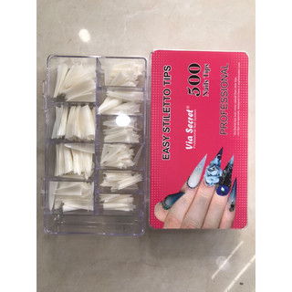 móng tip nhọn đắp bột hàng chuẩn L1