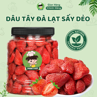 Dâu Tây Đà Lạt Sấy Dẻo Không Đường Vị Chua Ngọt Tự Nhiên, Dâu Tây Sấy Dẻo Nguyên Vị Thơm Ngon Tốt Cho Sức Khỏe Eatclean