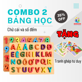 Bộ 2 Bảng Tiếng Việt In Hoa Và Bảng 20 Số Kèm Phép Tính Benrikids Bền Đẹp Cho Bé Học Tập