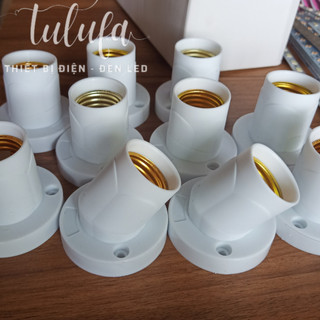 Đui đèn xoáy đa năng E27 có thể chỉnh xéo hoặc thẳng