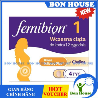 (MẪU MỚI) Femibion số 1 cho 12 tuần đầu thai kỳ